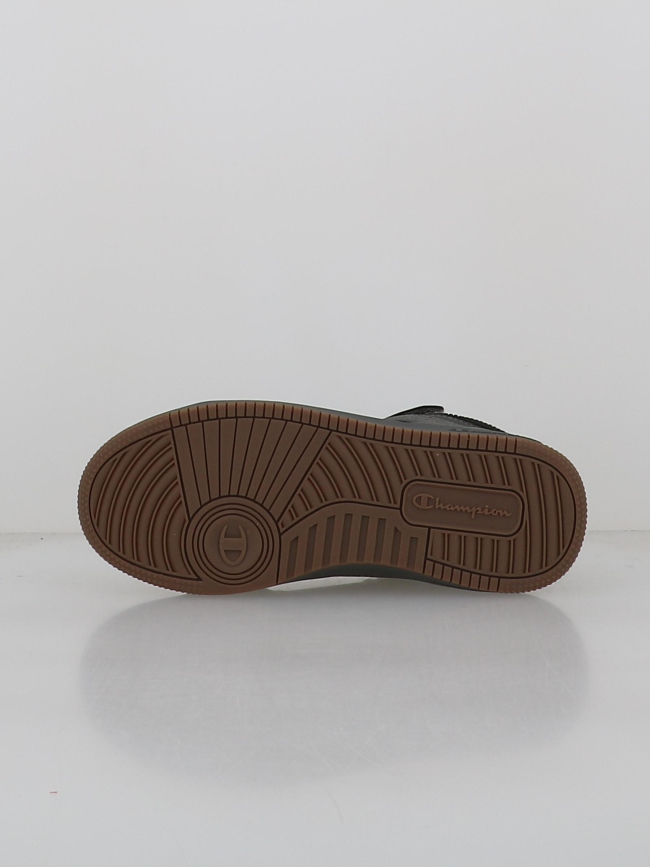 Baskets montantes rebound mid noir enfant - Champion