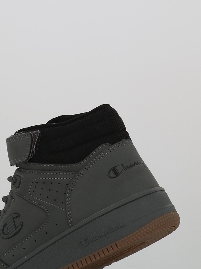 Baskets montantes rebound mid noir enfant - Champion