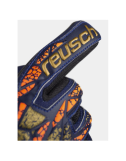 Gants de gardien football attrakt silver bleu marine - Reusch