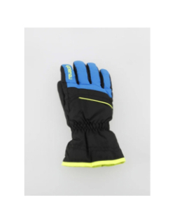 Gants de ski alan noir bleu jaune enfant - Reusch