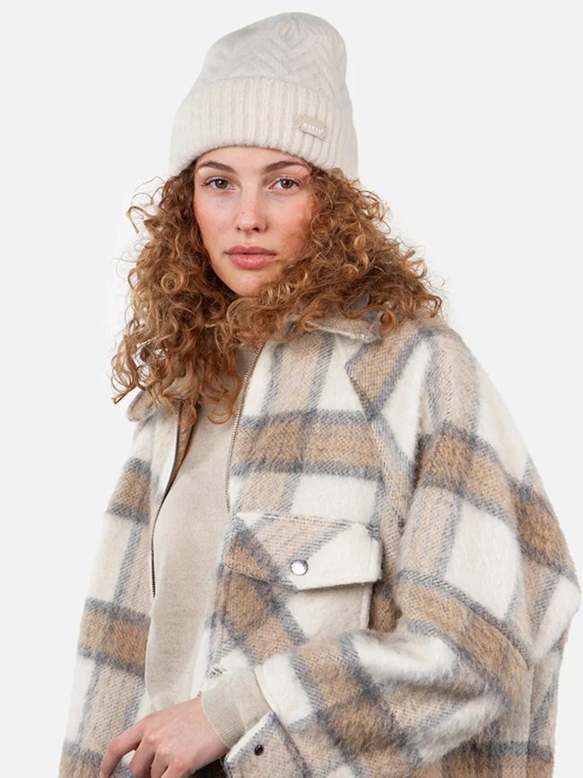 Bonnet en alpaga chanary blanc femme - Barts