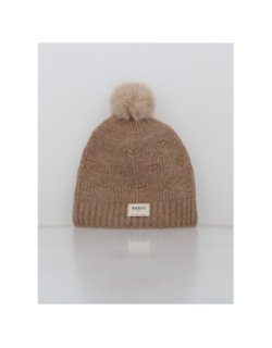 Bonnet à pompon macawa marron femme - Barts