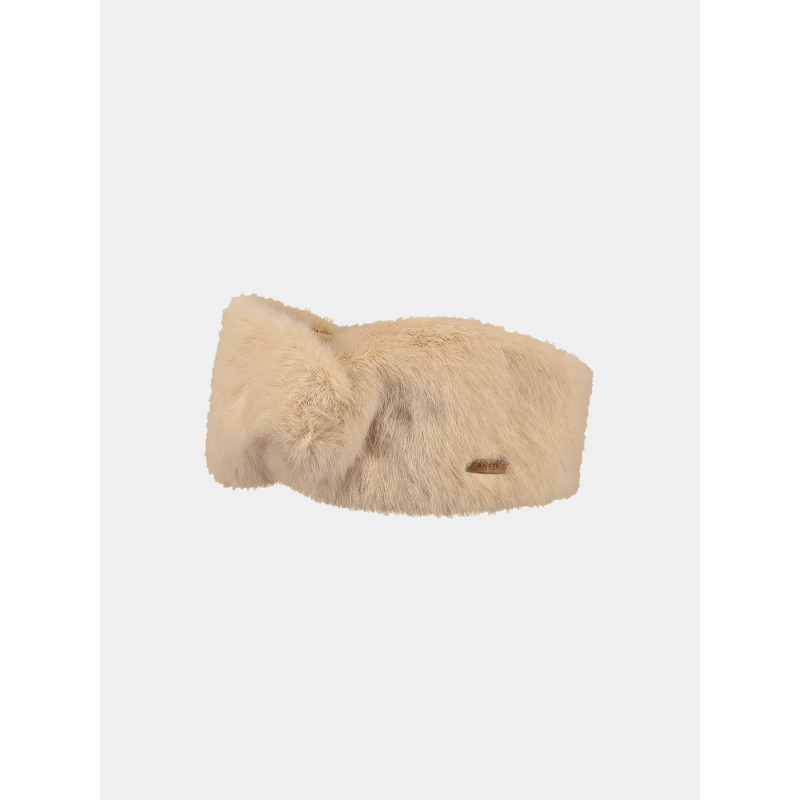 Bandeau fausse fourrure breanne beige femme - Barts