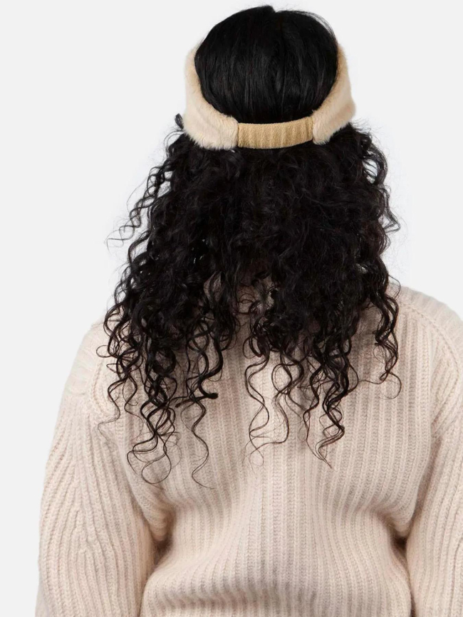 Bandeau fausse fourrure breanne beige femme - Barts