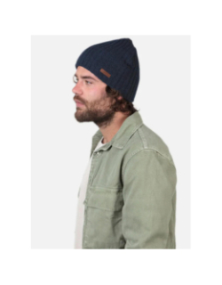 Bonnet en laine haakon bleu marine homme - Barts