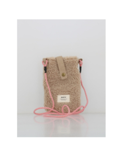 Sacoche téléphone teddy bugbane beige femme - Barts