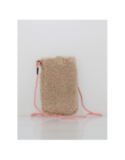 Sacoche téléphone teddy bugbane beige femme - Barts