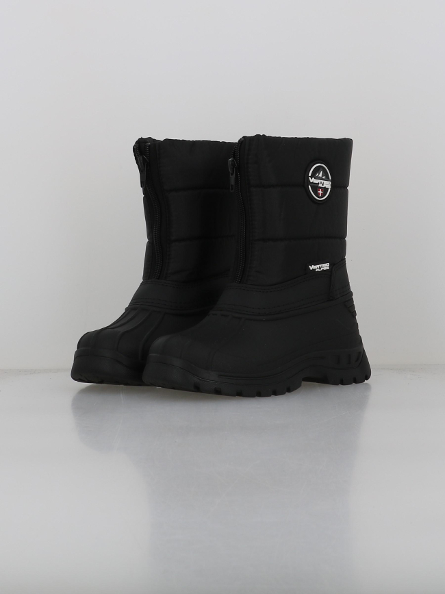 Bottes après ski oxford noir enfant - Alpes Vertigo