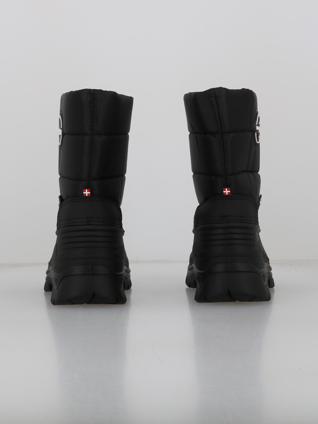 Bottes après ski oxford noir enfant - Alpes Vertigo