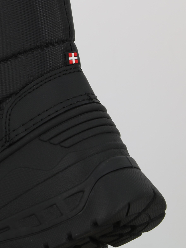 Bottes après ski oxford noir enfant - Alpes Vertigo