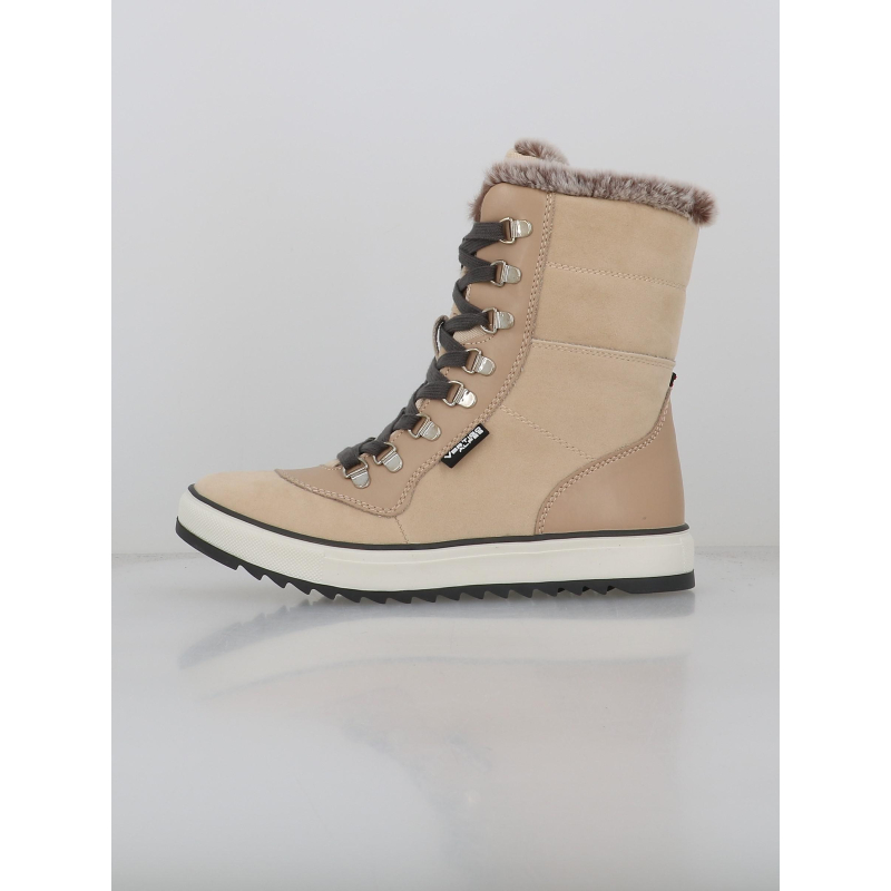Bottes de neige fourrées conca beige femme - Alpes Vertigo