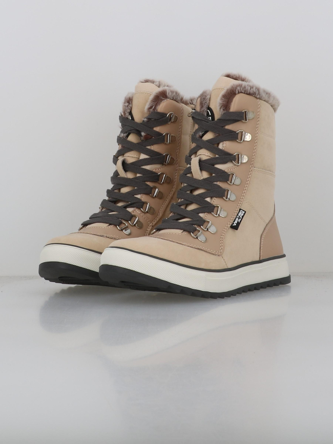 Bottes de neige fourrées conca beige femme - Alpes Vertigo