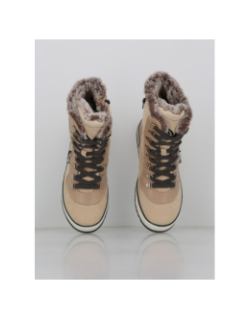 Bottes de neige fourrées conca beige femme - Alpes Vertigo