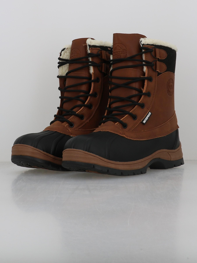 Bottes de neige new gotha marron homme - Alpes Vertigo