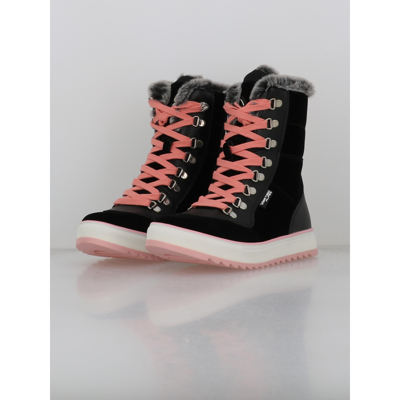 Bottes de neige fourrées conca noir femme Alpes Vertigo wimod