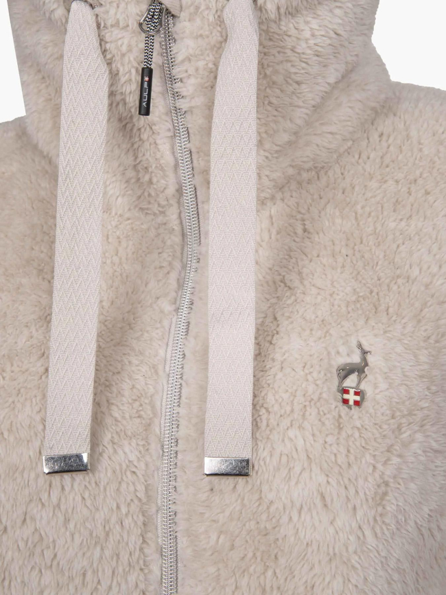 Gilet polaire visha beige femme - Aulp