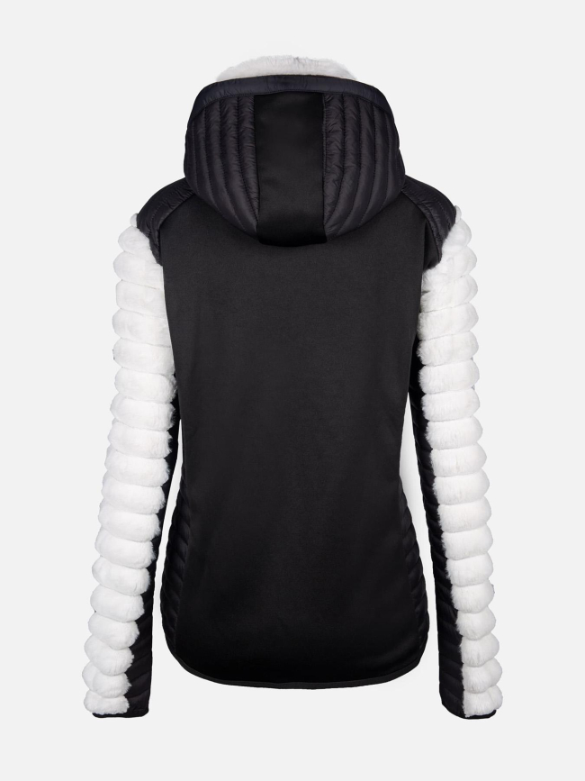 Veste hybride polaire noir femme - Aulp
