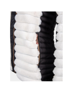 Veste hybride polaire noir femme - Aulp