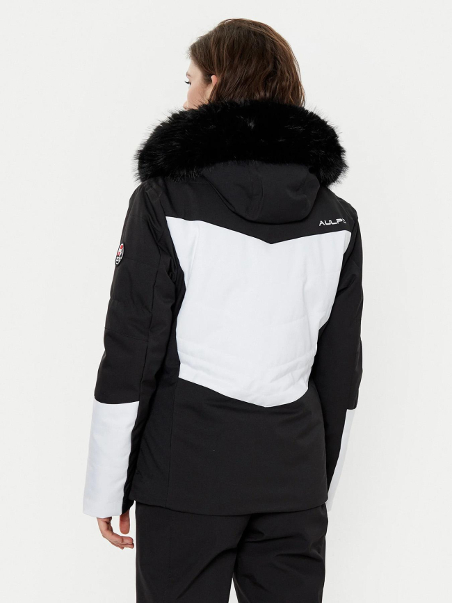 Veste de ski sandi noir blanc femme - Aulp