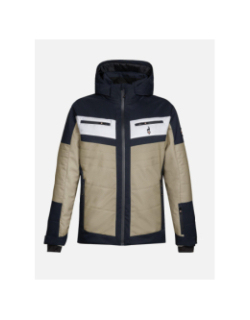 Veste de ski shane bleu marine kaki homme - Aulp