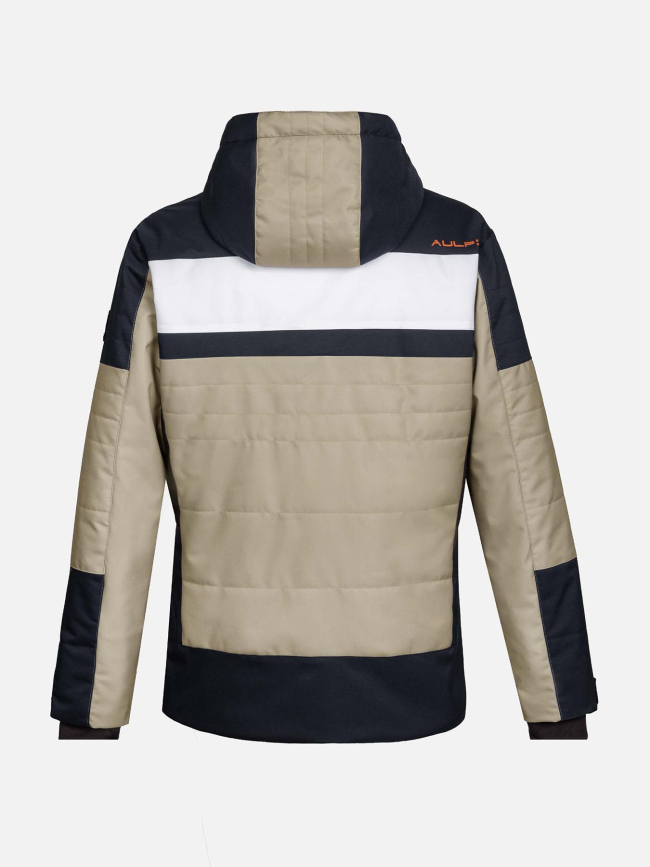 Veste de ski shane bleu marine kaki homme - Aulp