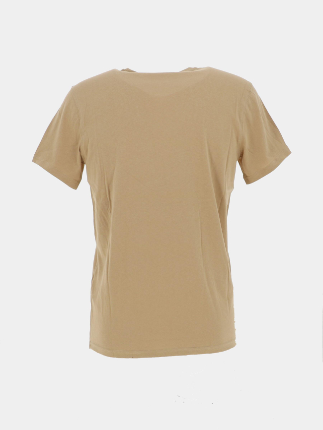 T-shirt manches courtes logo marron - Sun Valley