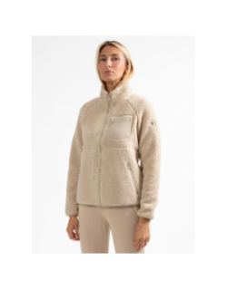 Veste sherpa dingbo beige femme - Sunvalley