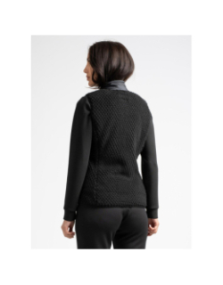 Gilet sans manches bi matière drayden noir femme - Sun Valley