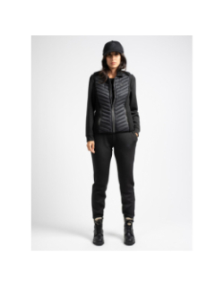 Gilet sans manches bi matière drayden noir femme - Sun Valley