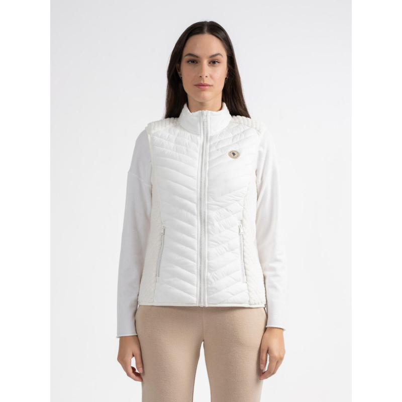 Veste sans manche polaire drayden blanc femme - Sunvalley