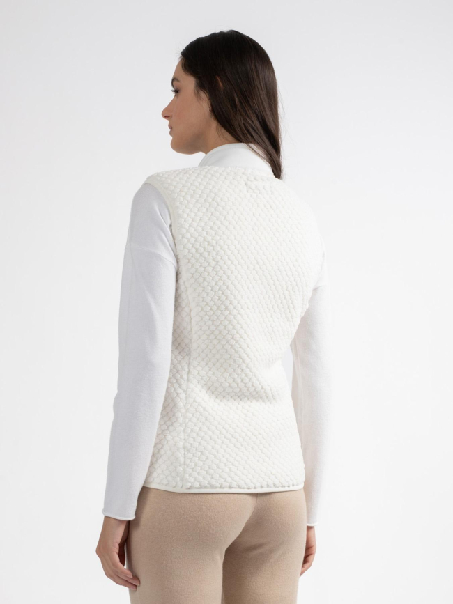 Veste sans manche polaire drayden blanc femme - Sunvalley