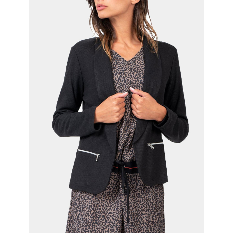 Veste blazer dorep noir femme - Sun Valley