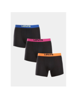Coffret cadeau 3 boxers neon noir homme - Levi's