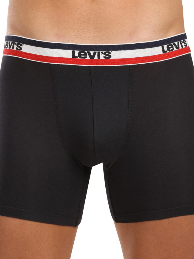 Coffret cadeau 3 boxers iconic noir homme - Levi's