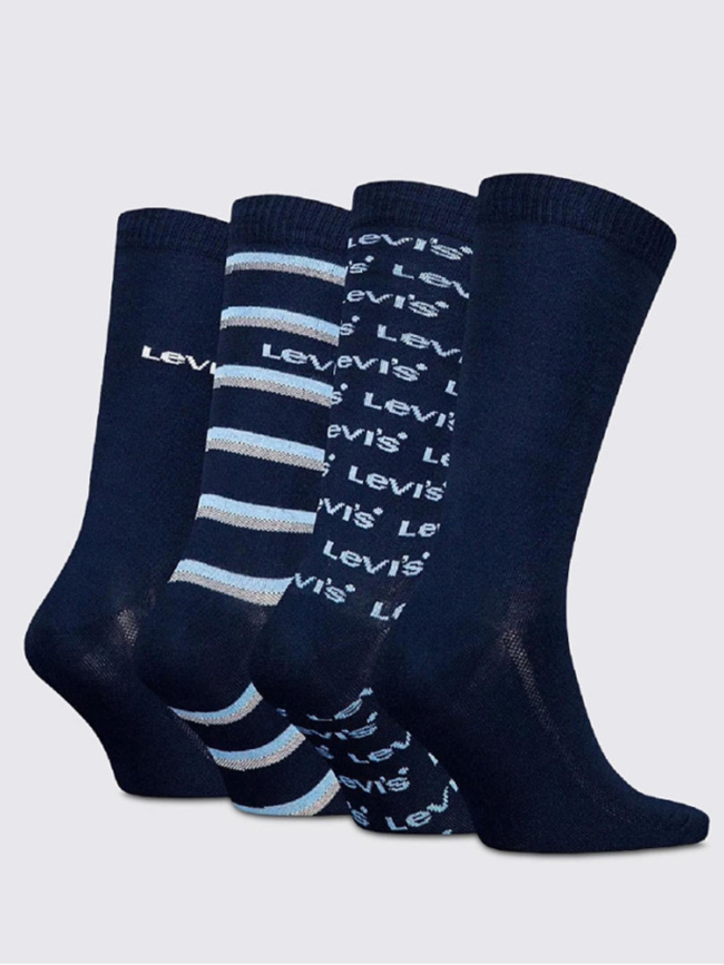 Pochette cadeau 4 paires de chaussettes noir homme - Levi's
