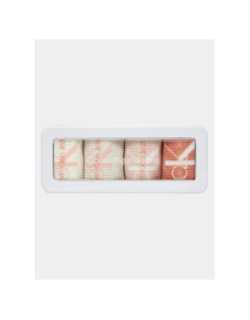 Coffret 4 paires de chaussettes rose femme - Calvin Klein Jeans
