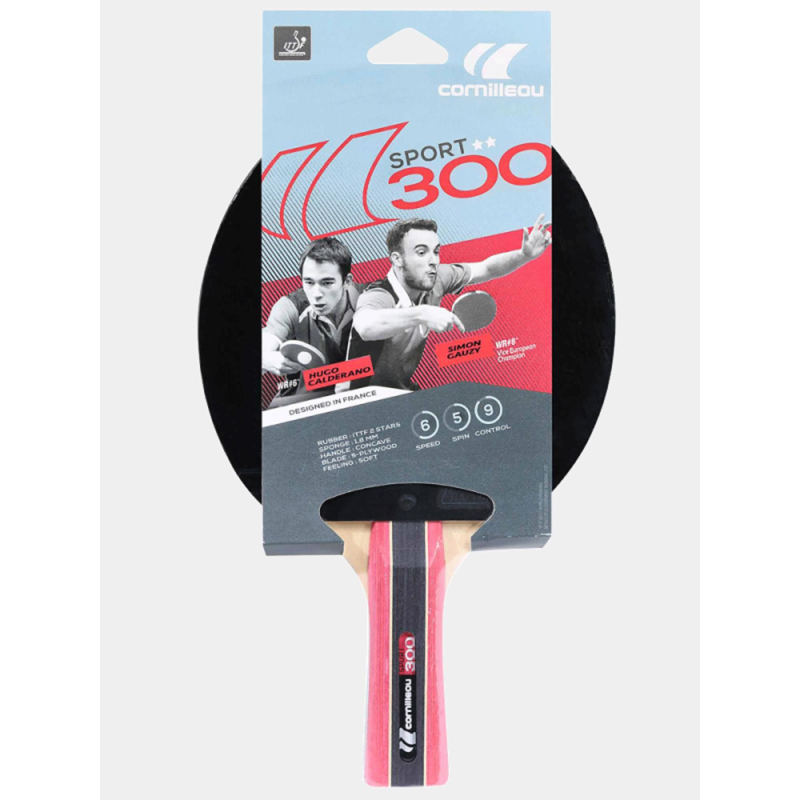 Raquette tennis de table sport 300 orange - Cornilleau