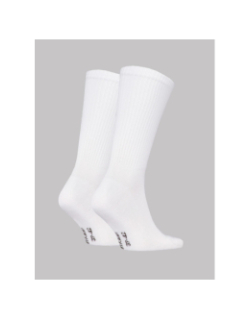 2 paires de chaussettes monogram blanc homme - Calvin Klein Jeans