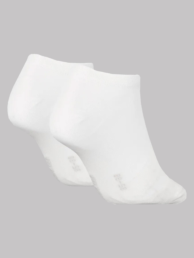 2 paires de chaussettes sneaker shiny blanc femme - Calvin Klein