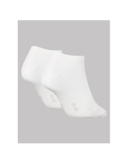 2 paires de chaussettes sneaker shiny blanc femme - Calvin Klein