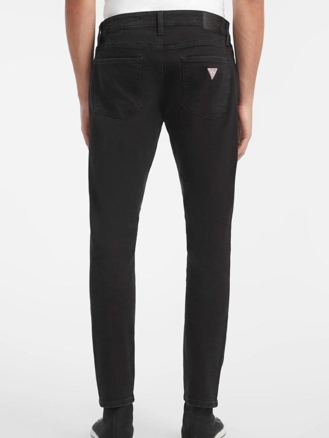 Jean slim taille moyenne g14 noir homme - Guess