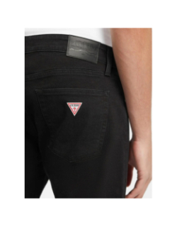 Jean slim taille moyenne g14 noir homme - Guess