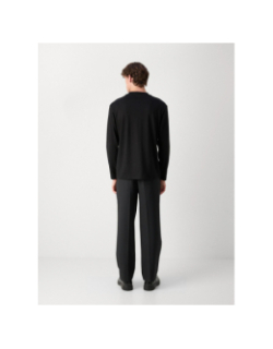 T-shirt à manches longues nilongti noir homme - Hugo