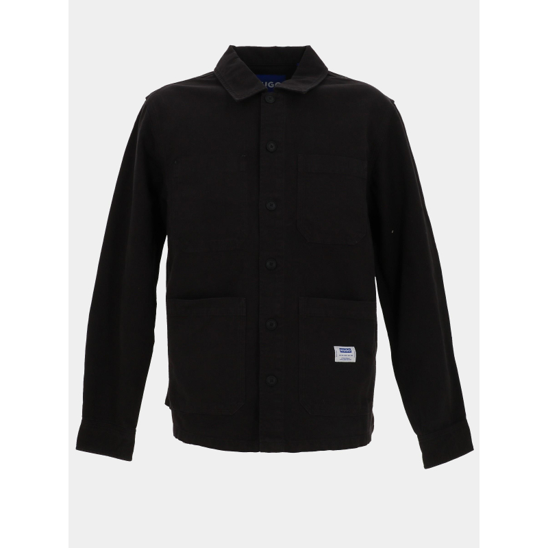 Surchemise en denim esantos noir homme - Hugo