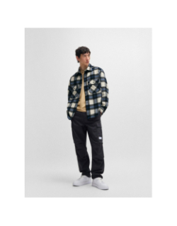Surchemise à carreaux ebolt bleu homme - Hugo
