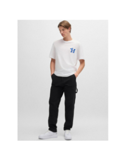 Pantalon droit gioro noir homme - Hugo