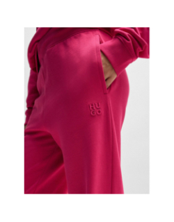 Pantalon de Jogging uni nelfinia rose fuchsia femme - Hugo