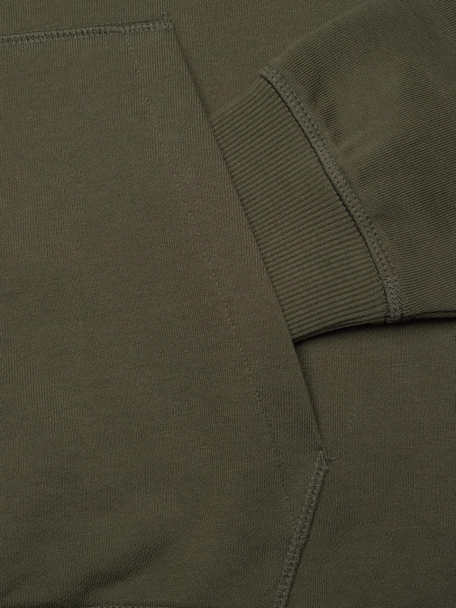 Sweat à capuche daratschi kaki homme - Hugo