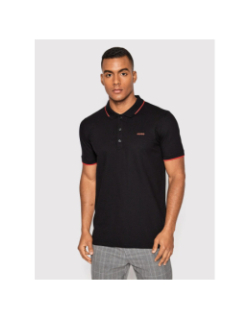 Polo slim uni dinoso noir homme - Hugo