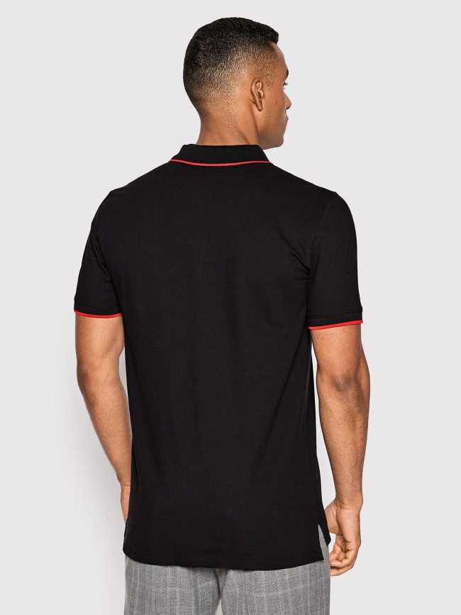 Polo slim uni dinoso noir homme - Hugo
